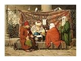 Notary Drawing Up a Marriage Contract, Constantinople - Martinus Rorbye Art Print Poster - 34 x 25.75