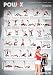 Vibrationstraining Übungsposter Din A0 Advanced Vibrationsplatte Vibration Plate POWRX