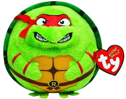 Ty Beanie Ballz Raphael Mask, Red