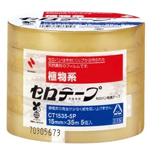 【クリックで詳細表示】ニチバン セロテープ セロテープ大巻 15mm×35M 5巻入り CT-15355P