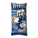 BSS - Tennessee Titans NFL Mickey Folded Body Pillow (18in x 36in)
