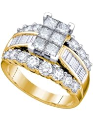 3.00CTW DIAMOND INVISIBLE RING