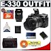 Olympus Evolt E330 7.5MP Digital SLR Camera + Olympus 14-45mm Zuiko Lens + Olympus 40-150mm Zuiko Lens + Transcend 2GB 133X CompactFlash Card + Spare Replacement Battery for Olympus BLM-1 + Cameta Incognito 1000 Deluxe SLR Gadget Bag (fits E300, E330, E410, E500 & E510)