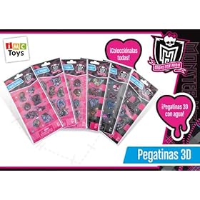  Monster High Liquid Sticker Sheet (1) Party Supplies
