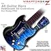 Fire Blue Skin by WraptorSkinz TM fits All Sony PS2 Guitar Hero SG Guitar Controllers (GUITAR NOT INCLUDED)