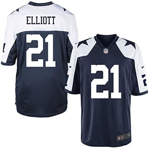 Mens Jersey Cowboys Elliott 21# Navy Blue Elite Jersey Navy X-Large