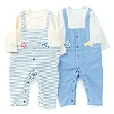 Piccolo(ピッコロ) カバーオール (70～80cm) キムラタンの子供服 (34076-171a) サックス 70