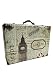 Kashti Vintage look London Newspaper Digital Print Multi Purpose Briefcase Big RS.1900.00