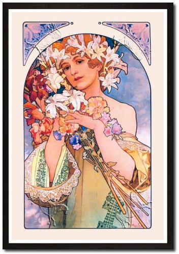 Framed Art Poster 20x30, Flower
