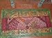 Warm Wine Tones Vintage Textile Sari Tapestry Throw Wall Hanging Table Runner 80 X 22 Inch Free Shipping