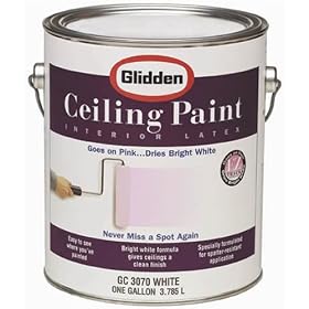 Glidden EZ Track Ceiling Paint, 1 Gal (4 pack) by Glidden Paint