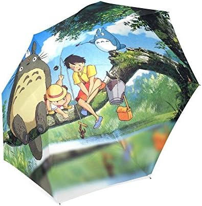 Joryst My Neighbo Totoro Fantastic Design Custom Auto Foldable Umbrella Totes Compact Funny Gift