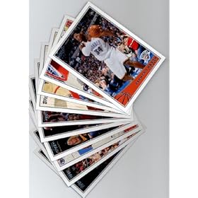 2009 10 Topps Basketball Oklahoma City Thunder Complete Team Set of 10 cards including James Harden Rookie, Kevin Durant, Desmond Mason, Earl Watson, and more!