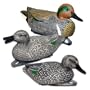 12 - Pk. Carry - Lite� Duck Commander Green Winged Teal Decoys
