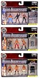 WWE Wrestling Set of all 3 Micro Aggression Series 9 Figure 3-Packs