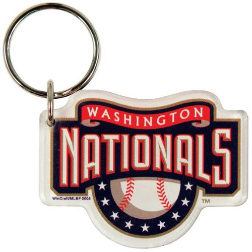 Washington Nationals - Logo Acrylic Keychain MLB Pro Baseball
