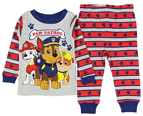 Paw Patrol Little Boys Toddler Cotton Tight Fit Pajama Set