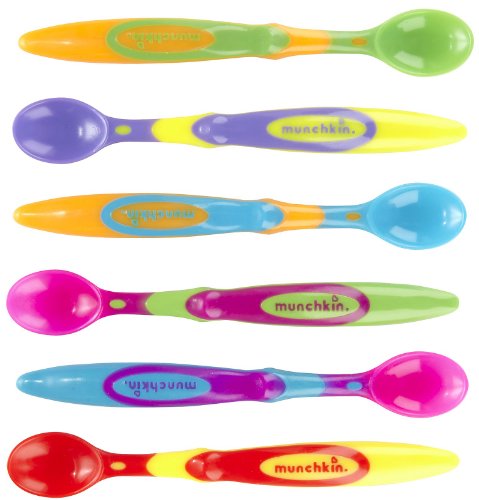 Munchkin Infant Spoons, Soft-Tip, 3M+, 6 ct.