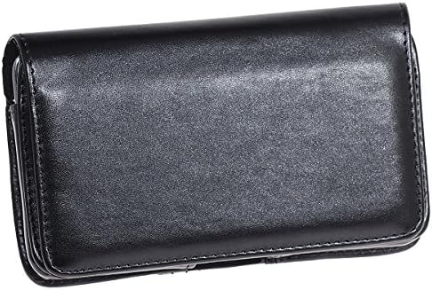 Leather Side Pouch w Belt Clip for Samsung Galaxy Note
