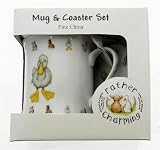 Lovely Fine China Farmyard Theme - Duck - Mug & Coaster Boxed Gift Set  from Gifts For Her