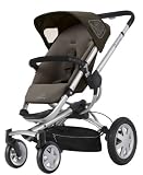 Quinny 60404920 – Buzz 4, praktisches Travelsystem inklusive Einkaufskorb, Sonnenverdeck, Regenverdeck und Adapter für die Babyschale, Brown Boost