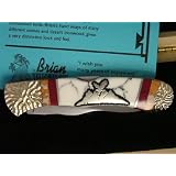 Brian Yellowhorse Custom Buck Eagle Mountain Knife by 