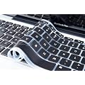Kuzy - BLACK Keyboard Silicone Cover Skin for MacBook Pro 13" 15" 17" Aluminum Unibody (fits MacBook with or w/out Retina Display) iMac and MacBook Air - Black USA