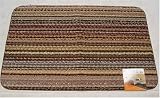 Trailblazer Brown 24x72 Inch Striped Accent Rug Runner
