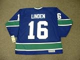TREVOR LINDEN Vancouver Canucks 1970's CCM Vintage Throwback Home NHL Hockey Jersey
