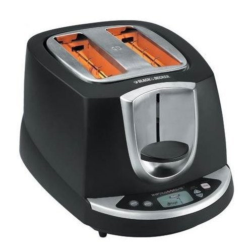 Black & Decker ST9999 Infrawave 2 Slice Black Toaster