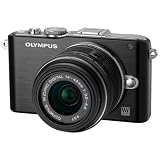 OLYMPUS PEN E-PL3 - Schwarz + Objektiv M.Zuiko Digital 14-42 mm II + 2 JAHRE GARANTIE