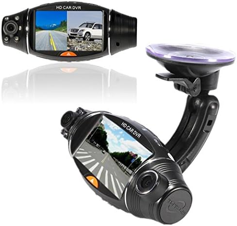 Car DVR Camera, Longtian R310 2.7" LCD HD Car Video Recorder Dashboard Vehicle Dual Lens Camera with GPS and G-Sensor