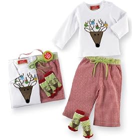 Mud Pie Reindeer 3 Piece Set