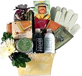 Healing Hands Spa Bath & Body Gift Basket Set with Tea and Cookies