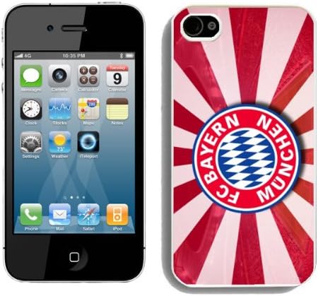 Bayern-Munich iPhone 4s Case, Football Phone Accessory for Fanatics Sport Fan, Dirtproof Shockproof iPhone 4s Rugged Cover