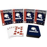 Pro Specialties San Diego Chargers Playing Cards- 4 Pack