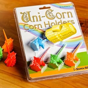 Gama-Go Uni-Corn Unicorn Shaped Corn Holders