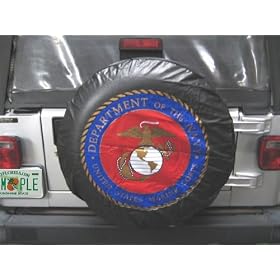 U.S. Marine Corps Spare Tire Cover 28" Diameter USMC SUV