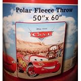 Cannon Polar Fleece The World of Cars Throw 50" x 60"