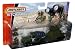 Matchbox Hitch 'N Haul MBX 1:64 Scale Die Cast Car Playset - Army Camp Set with Troop...