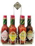 Tabasco Chrome Caddy with 6 Family Flavors