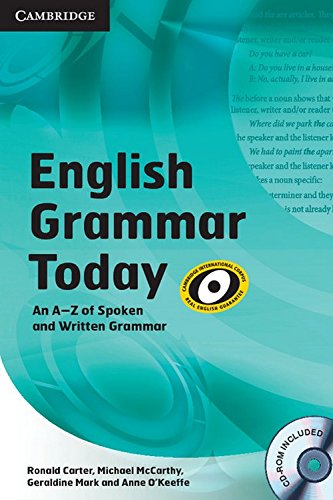 english grammar today book with cd rom and workbook an a z of spoken and written grammar
