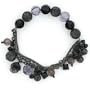 Onyx Hues Conversation Stretch Bracelet