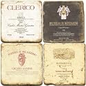 ProPassione Gläseruntersetzer Marmor Untersetzer Italienische Weine 2