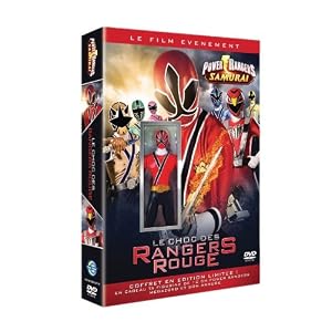POWER RANGERS SAMURAI : LE CHOC DES RANGERS ROUGE - COFFRET DVD + FIGURINE
