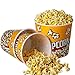 Novelty Place Retro Style Plastic Popcorn Containers for Movie Night - 7.25