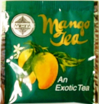 Mlesna Brand Mango Flavored Tea Gourmet Individually Wrapped Tea Bags (Pack of 25 Bags) by Mlesna