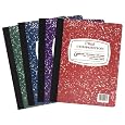 Mead Composition Book 12-Pack: 100 sheets, wide ruled, assorted colors (09918)