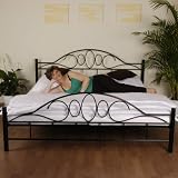 Metallbett inkl. Lattenrost "De Luxe" 180x200
