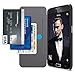 Galaxy S6 Case - Maxboost® Galaxy S6 Wallet Case [Lifetime Warranty] Premium Protective PU Leather Flip Card Cases [Ultra Slim] with Card Slot Holster and High-Grade TPU Casing [Folio Style] Samsung S6 Case Flip Hard Cover For Samsung Galaxy S6 release 2015 - Retail Packaging - Black